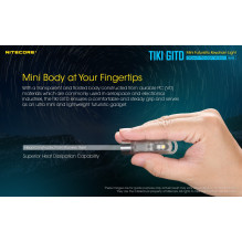 NITECORE T Series Flashlight TIKI GITD BLUE