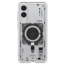 Spigen Ultra Hybrid Mag Case with MagSafe for Samsung Galaxy S25 Edge with Print - Transparent