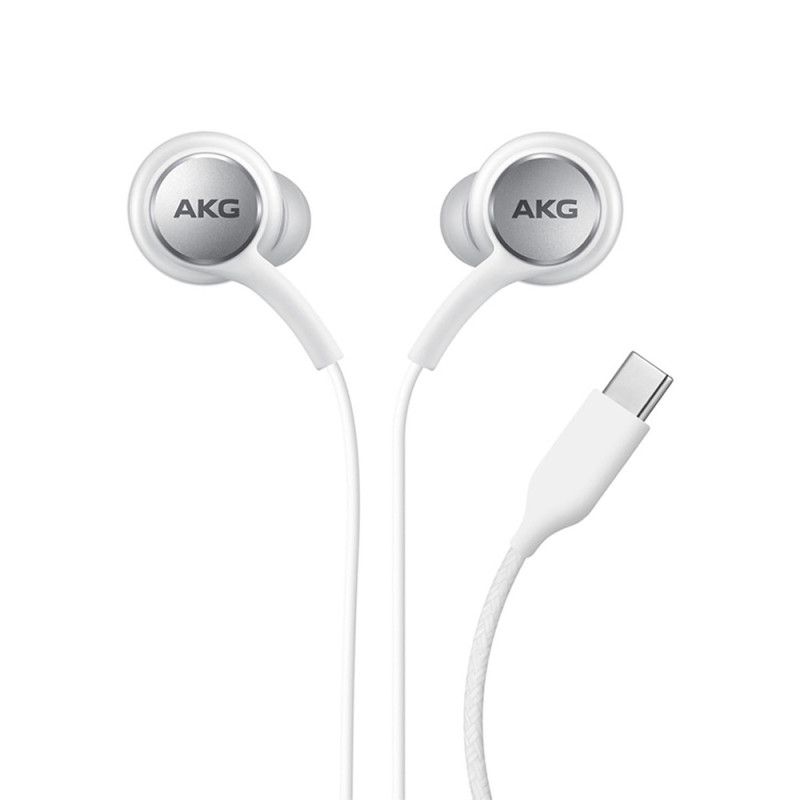 Samsung EO-IC100BWE USB-C Stereo Hi-Fi Wired Headphones (OOB Bulk - Replacement Packaging) - White