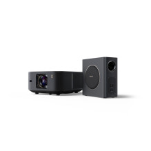 „Yaber K3 Pro LCD FullHD 1080p“ multimedijos projektorius su JBL garsiakalbiais ir žemųjų dažnių garsiakalbiu – juodas