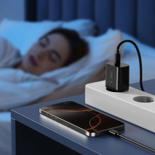 „Tech-Protect NC20W USB-C“ 1 prievado PD20W sieninis įkroviklis – juodas