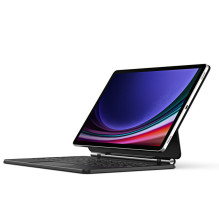 Dux Ducis klaviatūros (MK serijos) dėklas su Bluetooth klaviatūra, skirtas Samsung Galaxy Tab S9+ / S8+ / S7+ - juodas