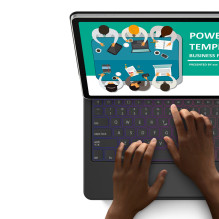Dux Ducis Keyboard (MK Series) Case with Bluetooth Keyboard for Samsung Galaxy Tab S9+ / S8+ / S7+ - Black