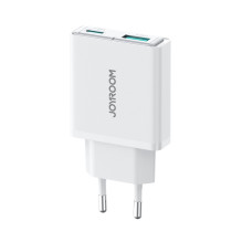 Joyroom JR-TCF14 20W USB-A USB-C Super Slim Wall Charger - White