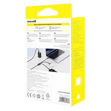 „Baseus Flash Series 3“ 3 viename laidas 100 W USB-C – USB-C+USB-C+ Lightning 1,5 m + 3 x 0,25 m – juodas