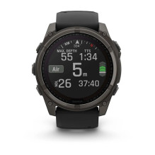 Garmin fenix 8 3.56 cm (1.4") 51 mm Digital 280 x 280 pixels Touchscreen Titanium Wi-Fi GPS (satellite)