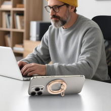 „Tech-Protect MMR600 Magsafe“ telefono žiedo laikiklis – auksinis