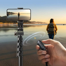 Ugreen selfie stick with stand and remote control LP680 1.8m (black) Ugreen selfie stick with stand and remote control LP680 1.8m (black)