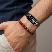 „Tech-Protect“ silikoninis sportinis dirželis, skirtas „Xiaomi Smart Band 8 / 9 / 10 / NFC“ – juodas