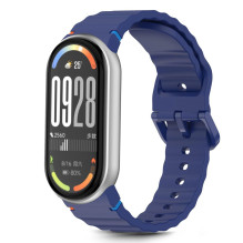 Tech-Protect Silicone Sport Strap for Xiaomi Smart Band 8 / 9 / 10 / NFC - Blue
