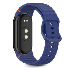„Tech-Protect“ silikoninis sportinis dirželis, skirtas „Xiaomi Smart Band 8 / 9 / 10 / NFC“ – mėlynas