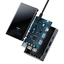 Baseus PioneerJoy 8-in-1 USB-C hub HDMI 4K@60Hz + HDMI 4K@30Hz + DisplayPort 8K@30Hz + VGA + 2 x USB-A 3.0 + 2 x USB-C -