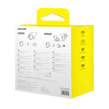 „Baseus UltraControl Pro“ automobilio laikiklis su siurbtuku / kabliuku oro išleidimo angai - juodas