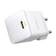Baseus Palm 1C 20W Wall Charger (with Baseus Mini White USB-C 60W (20V / 3A) 1m Cable) - White
