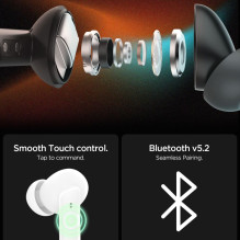 „Spigen SA2402 ANC Pro“ belaidės ausinės – juodos