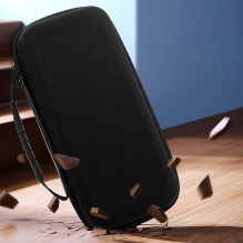 „Dux Ducis Nintendo Switch 2“ dėklas su rankena ir žaidimų skyriais – juodas