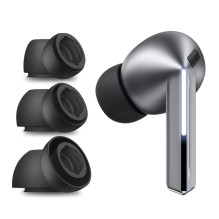 „Tech-Protect“ ausų antgaliai, skirti „Samsung Galaxy Buds 3 Pro“, S / M / L dydžių - juodi (3 vnt.)