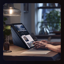 Nillkin Bumper Leather Case Pro case for Samsung Galaxy Tab S9+ - black