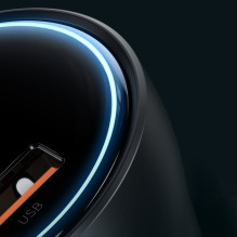 Baseus TZCCZM-0G USB-A / USB-C car charger 160W PPS / QC 5 / PD - gray