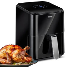 Air Fryer - MPM MFR-11 1400W 80-200°C 8 Programs Digital Timer Black