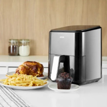 Air Fryer - MPM MFR-11 1400W 80-200°C 8 Programs Digital Timer Black