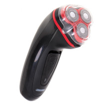 Electric Shaver - Mesko MS 2926 Rotary Shaver 3 Blades Rechargeable Black, Red