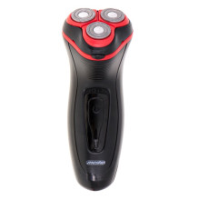 Electric Shaver - Mesko MS 2926 Rotary Shaver 3 Blades Rechargeable Black, Red