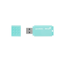 USB Flash Drive - Goodram UME3 64GB USB 3.2 Gen 1 Read 60MB/s Write 20MB/s Turquoise
