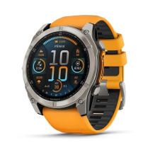 Išmanusis Laikrodis - Garmin Fenix 8 1.4" AMOLED GPS Wi-Fi Jutiklinis Ekranas Titano