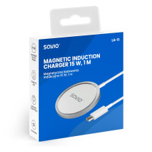 Wireless Charger - Magnetic 15W LA-11 Qi 1.2 1m 35g 55x55x5mm