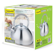 Elektrinis Virdulys - MAESTRO MR-1323 2.5L Nerūdijančio Plieno Indukcijai Tinkamas