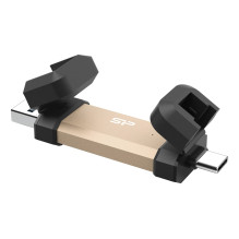 USB Atmintinė - Silicon Power DS72 500GB USB Type-A / Type-C 3.2 Gen 2 Gold
