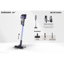 Vacuum Cleaner - Samsung VS15A6031R4 150 AW 40min Runtime Bagless Black