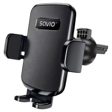 Phone Holder - SAVIO CH-05 Air Vent Holder for Phones 55-113mm Rotation Angle 180°