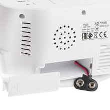 Alarm Clock - ADLER AD 1186 Digital Timer, Alarm Clocks, Temperature Indicator, White