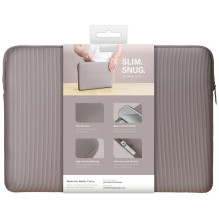 Uniq Cyprus Ridge Edition Laptop Sleeve for 14" laptops, water-resistant neoprene - gray