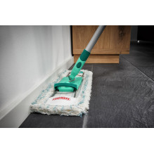 Cleaning Broom - Leifheit Profi XL Cotton / Fiber Broom 1400mm x 420mm Grey, Turquoise, White