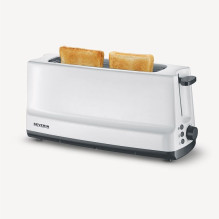 Toaster - Severin AT 2232 800W 2 slices defrost function, removable crumb tray, gray, white