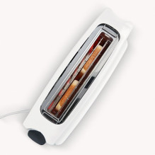 Toaster - Severin AT 2232 800W 2 slices defrost function, removable crumb tray, gray, white