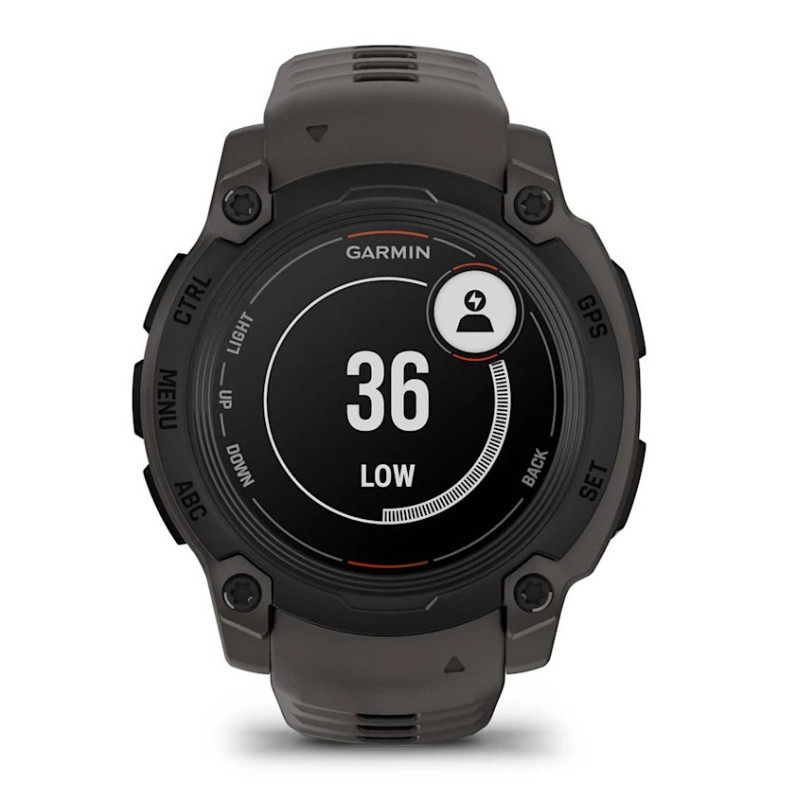 Išmanusis Laikrodis - Garmin Instinct E 40mm, GPS, Širdies Ritmo Monitorius, 166x166 pikselių, Juodas