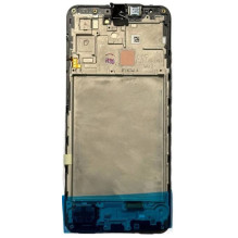 LCD screen Samsung A176 A17 5G with touch screen and frame Black original (service pack)