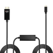 Adapteris - USB Type C į HDMI 4K60 18Gbps 5m Auksu padengtas