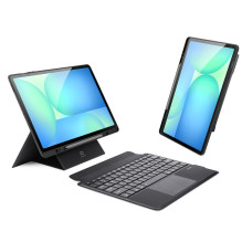 Etui z klawiaturą Dux Ducis (DK series) na Samsung Tab S10 FE+ (Plus) - czarne