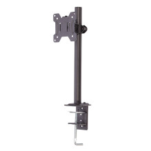 Monitor Mount - Single Screen Short Mount with Stand and Desk Clamp 17''-28'' 8kg