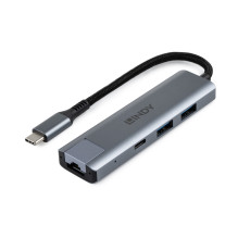 Computer Accessory - USB 3.2 Gen 2 Type C Hub 3 Port Gigabit Ethernet