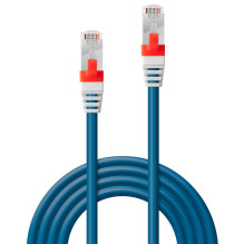 Tinklo Kabelis - Cat.6A S / FTP 10m 500MHz RJ45 M / M Varis 26AWG Mėlynas