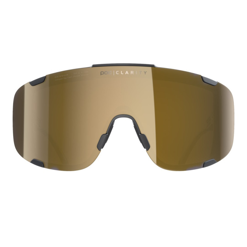 Cycling Glasses - POC Devour Unisex With Adjustable Nose Pads, Interchangeable Lenses, Black