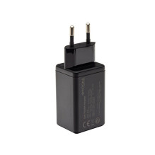 Pakrovėjas - PATONA Premium GaN PD45W 1xUSB-C 1xUSB-A 100-240V Juodas