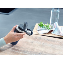 Kelioninis Puodelis - Leifheit 03247 350 ml Nerūdijančio Plieno Izoliuotas Neperšlampamas Juodas, Mėlynas