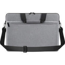 Laptop Case - Defender TOTE 15.6' Toploader with Shoulder Strap Grey